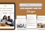 design ebook, lead magnet, workbook and pdf in canva